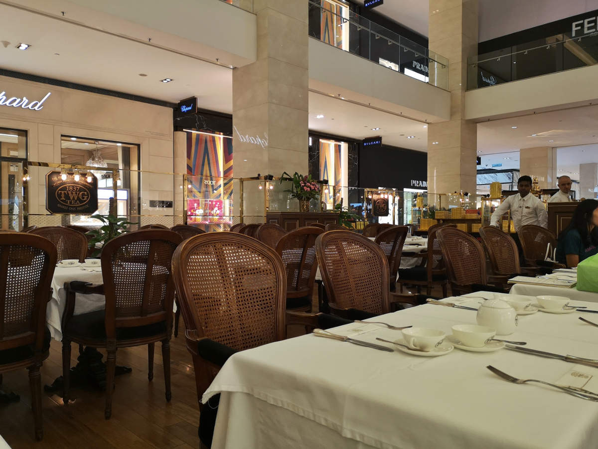 Britisches Teatime Feeling pur im TWG Tea in Kuala Lumpur im Einkaufszentrum Pavilion. Wanderhunger