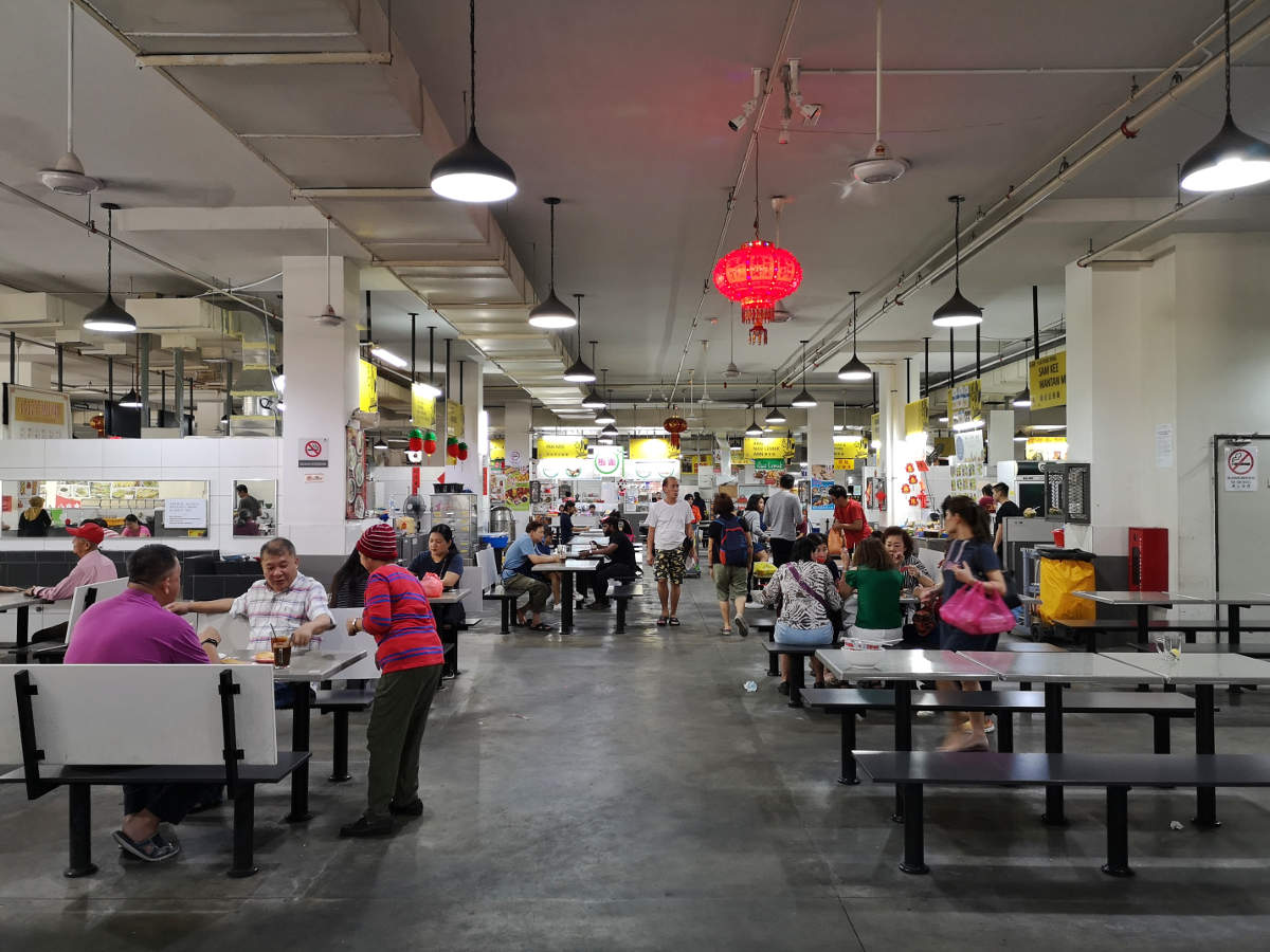 Der Imbi Market, eine Street Food Halle in Kuala Lumpur, wo Touristen eine Seltenheit sind. Wanderhunger