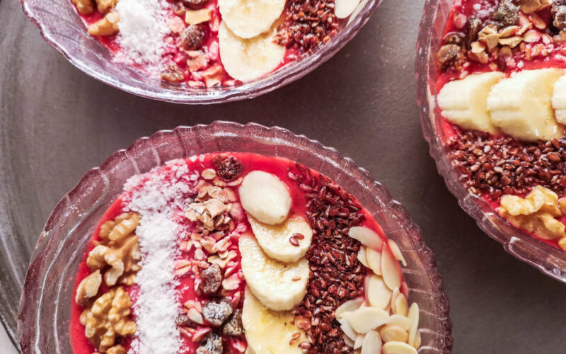 Himbeer-Kokos Smoothiebowl | Frühstück | Foodblog | Lieblingsspeise.at