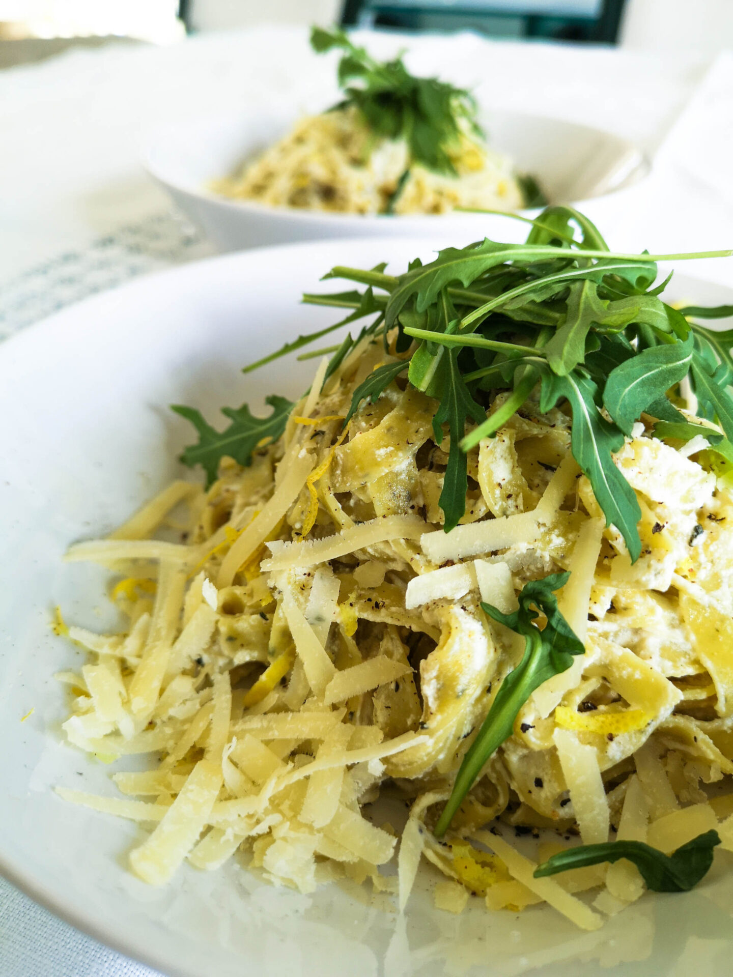 Fettuccine al limone | Rezept